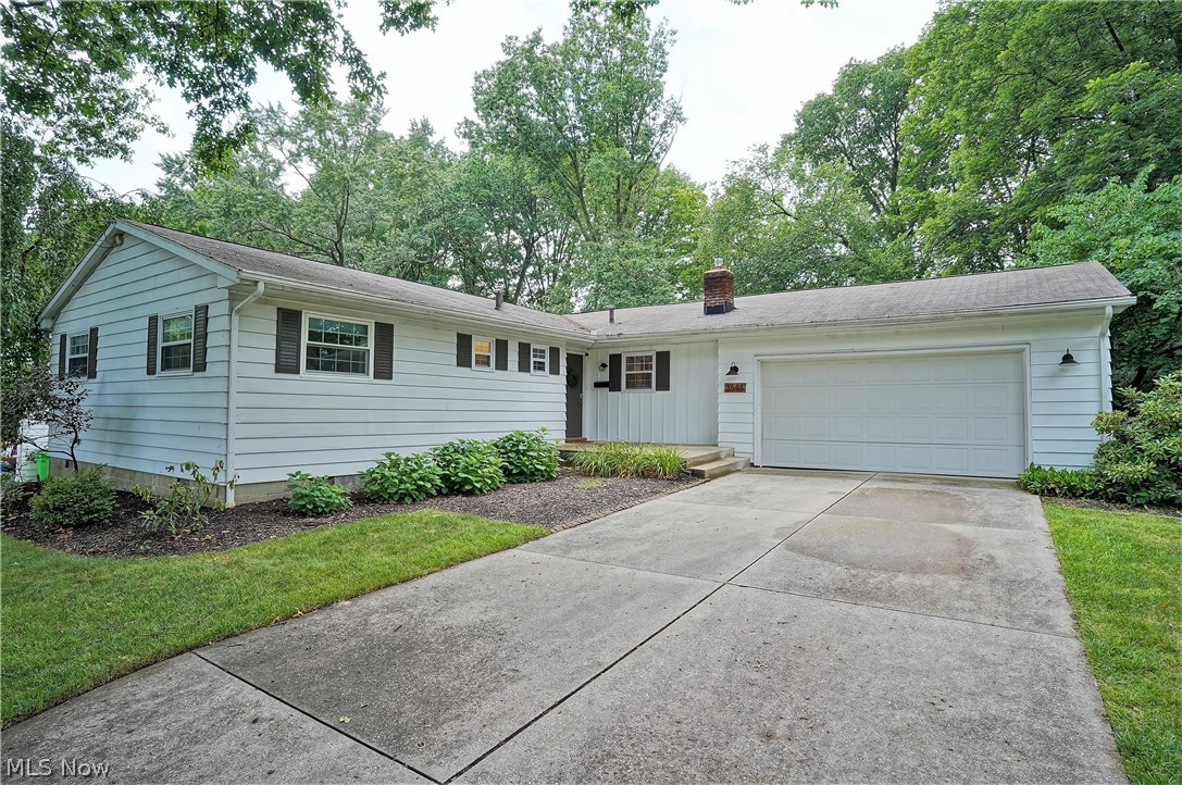 Beautifully fully renovated ranch home in a prime location in Stow! All the flooring is new and uniform in EVERY room, and it's the easily maintainable luxury vinyl plank. The foyer is welcoming and has great closet space and room for some decorative furniture to welcome guests. The large kitchen is complete with granite counter tops, all soft close cabinets and drawers, with today's modern and sleek look. There is plenty of counter space and  flexible work space in the newly designed kitchen, completed by a large pantry, and stainless steel newer appliances, that stay with the home. There is a super big great room with high vaulted ceilings ( an added addition) off the kitchen with a sliding door to the deck, and a palladium window that lets in a lot of natural light. This home is dressed in warm soft colors in every room, it's very inviting. There are three nice sized bedroom and two full bathrooms. The main hallway/guest bathroom and master bathroom have been  fully remodeled with s