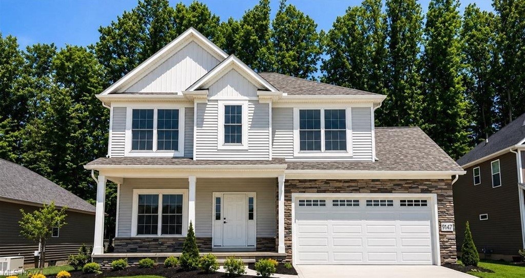 Only a couple of lots left in this Mentor community! Built by WR Dawson Homes, this "Mandy" floor plan is a crowd pleaser. A first floor Master Br, den and open floor plan along with 3 br's up and loft with flexible, usable space all contribute to the popularity! Gas fireplace, lots of upgrades and neutral, sharp selections will make you want to call this house your home! Private rear lot with trees and buffer from homes behind. Full basement with plenty of storage and rough in for full bath. The cherry on top is the inviting front porch! Call today to tour or with additional questions! COMPLETE and ready for IMMEDIATE OCCUPANCY! Usable owners land space is 1/4 acre. LANDSCAPING BONUS INCLUDED!!!