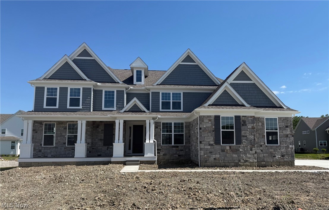 Brand new construction home ready for you to move-in this Spring in the Legacy Isle Golf Course Community! The Skyview plan welcomes with a wide-open grand feel with tons of natural light. The Final new build home on the quiet cul-de-sac street, of Trillium Court in Legacy Isle. Enjoy cooking and entertaining in your gourmet kitchen featuring adjustable soft close cabinets with roll outs, hidden trash, double ovens, and Quartz countertops. The home has beautiful luxury plank flooring and 9ft. ceilings through-out the first floor. The first floor features a grand laundry and pantry area, split office/living space that can be used for many purposes, along with a planning space and XL formal dining room. Upstairs the first stop is the grand owner’s suite featuring a retreat area, walk in closet, and massive bathroom with custom features. Down the hall is a loft/game room space. Each second bedroom has a walk-in closet and an attached bathroom. Off the back of the home is a 23ft long raised covered porch with limited maintenance decking. The basement has extra tall 9ft ceilings and is bedroom capable with a full-size egress window. You will love your brand-new home and the convenience of walking distance to the pool, golf course, clubhouse, driving range, and restaurant!