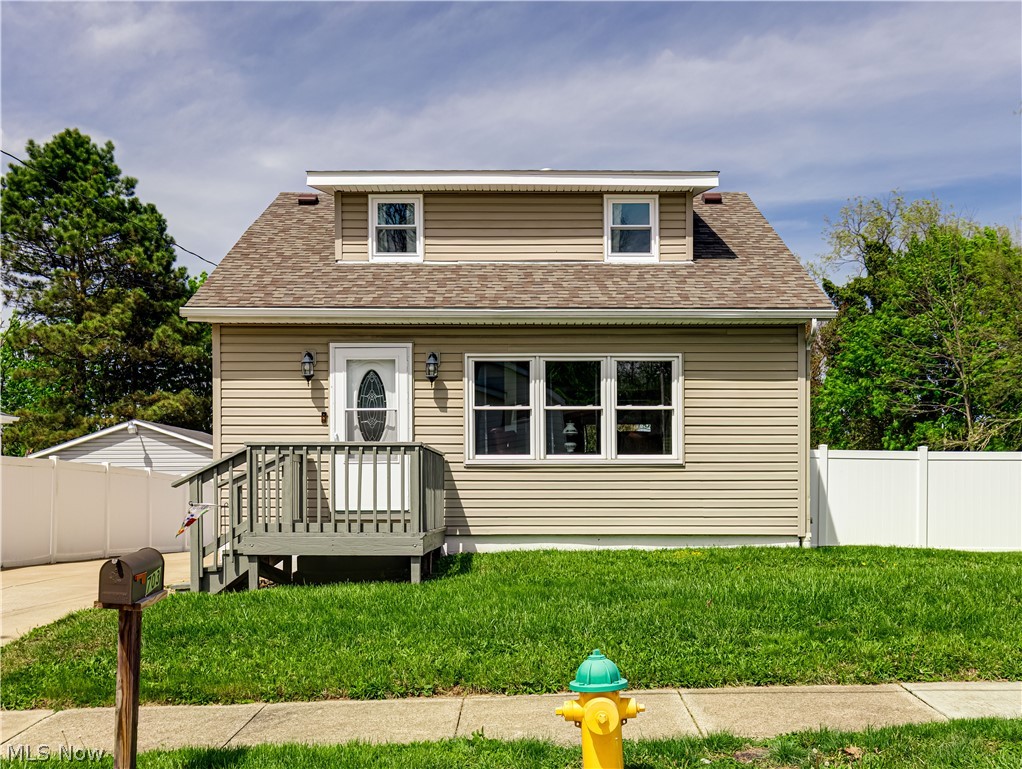 Not every buyer needs more space—just the right space, done well. This home delivers exactly that, with thoughtful updates, strong condition, and a layout that lives larger than expected.  The house sits on a dead-end street, with no houses behind, enabling wonderful privacy for the new owner.  

From the outside, new siding and privacy fencing create a clean, finished appearance with added backyard seclusion. Inside, natural light flows through the living, dining, and kitchen areas, creating an open feel while maintaining distinct spaces. The kitchen is large and functional, with all appliances included, and a new sliding glass door with lifetime warranty provides easy access to the backyard.

The remodeled bathroom offers a fresh, modern look, while new carpeting and ongoing improvements throughout the home reflect pride of ownership. Upstairs, is the private owner's bedroom, which provides additional space for a home office, reading nook, or sitting area.  Additional space has a closet.  The creative buyer could utilize this as a second bedroom with a few adjustments. 

Major updates include:

Roof (2024)
New siding
New privacy fence (2026)
New sliding glass door
Remodeled bathroom
New windows upstairs (2026)

A dry basement adds valuable storage and utility space.

An added bonus: A second parcel is also available for purchase, creating additional possibilities for expansion, outdoor enjoyment, investment potential, or future development. Buyers should conduct their own due diligence with the City of Akron regarding zoning, building requirements, and permitted uses.

If you're looking for a move-in-ready home with meaningful updates and the potential for additional land, this property deserves a closer look.