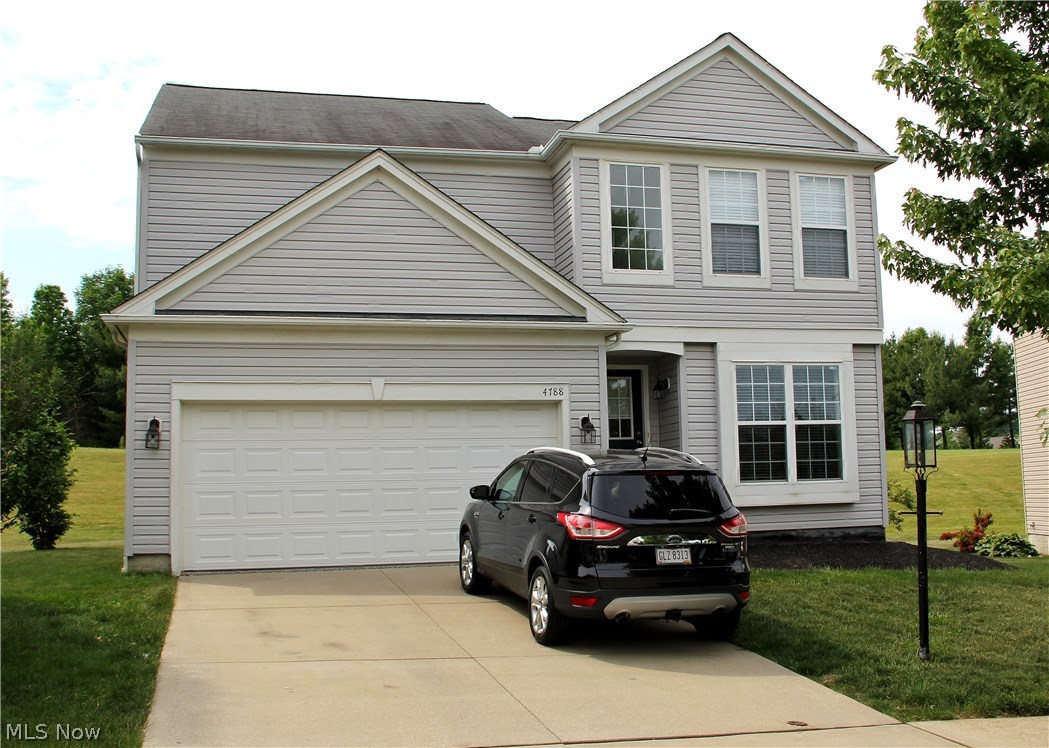 Don't miss out! This beautiful 3 bedroom, 2.5 bath home in desirable Calls' Farm is ready for you to move in! The first floor features an open floor plan with an eat in kitchen, two story family room with gas fireplace, laundry room, powder room, and dining room that can be easily used for an office or playroom.  The second floor has a great sized bedrooms along with a Master suite with a large walk in closet and vaulted ceiling. The fully finished basement includes a bonus room for additional living space or potential 4th bedroom! The 2 car garage has a nature stone floor and room for storage. The home has a large 28 x 12 composite deck that overlooks the private back yard. Calls' farm includes a neighborhood playground, fishing pond, walking trails and many neighborhood activities through out the year. Schedule your showing today!
