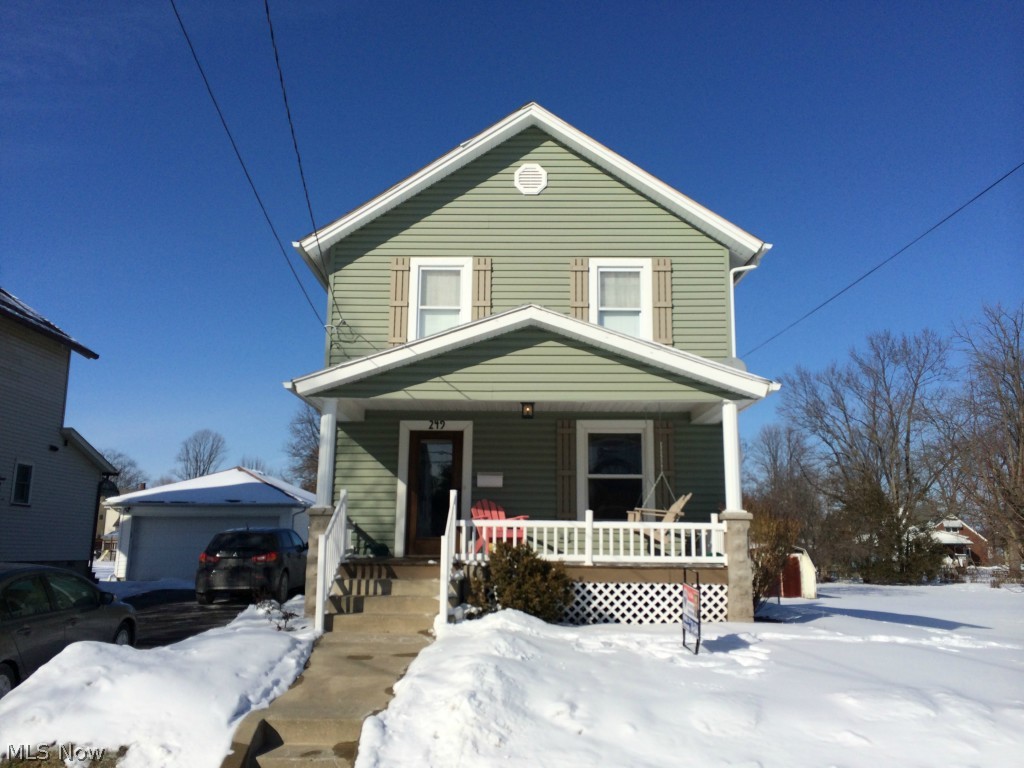 WOULD YOU LIKE TO LIVE IN NORTH CANTON?  Here is your chance with this affordable 4BR, 2BA home.  There is a possible in-law suite with 1st floor BR & BA.  Vinyl siding, replacement windows, hardwood floors, mud room, updated kitchen makes this home hard to resist.  Freshly painted kitchen (with new back splash), freshly painted 1st floor BR, dining room and all rooms upstairs, Deck, porch, basement - all make this home move in ready.