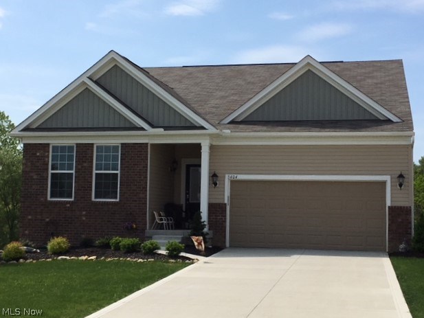 Pulte Homes Ascend floorplan ready for September Move-In at Forest Creek, Medina County’s most desired limited maintenance community. Located in York Township with low, low property tax rates & no city or RITA income tax! Enjoy your over ¼ acre private home site backing to woods, with gorgeous views! Enter through the massive, elegant foyer with Shaw LVT flooring & classic trim package, leading to the huge, trend forward living area consisting of kitchen with 13’ island, gathering room with fireplace & large adjoining dining area. Relax in the bright & airy sunroom leading to the patio.  Nine foot ceilings throughout add to the spacious & open feel. Spectacular kitchen with upgraded cabinets, granite counters, stainless steel appliances & tile backsplash is the ultimate space for entertaining. The owner’s suite leaves nothing to be desired with the large, bright bedroom & oversized en suite full bath with 5’ shower, double sinks & private water closet. Primp at the separate 5’ makeup v
