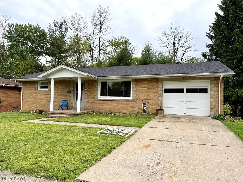 New Price! 
Easy one level living awaits! This 2BR, 2BA brick ranch has everything you've been hoping to find with updated vinyl replacement windows, newer roof, gutters, central air, hot water tank and a lovely remodeled bathroom. Just off the dining area is a french door leading to a private deck for the perfect spot to unwind at the end of the day.  The full basement features a large finished rec room, second bath and an unreal amount of storage. An attached single car garage with main level laundry make this a home run. Don't wait to call on this gem of a find.