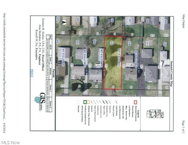 Build able Cuyahoga Falls Lot on a dead end st.  Can be a package deal with 1826 Maurice St.  see mls number 3605765.  Listing Agent is related to the sellers