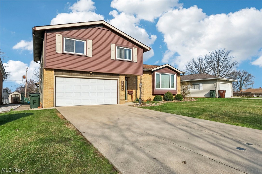 Welcome home to this spacious 4-bedroom split-level in Parma offering 2 full and 1 half bath. The main level features an open-concept family and dining area filled with natural light and highlighted by vaulted ceilings, creating a bright and inviting atmosphere. The eat-in kitchen offers ample space and includes all appliances that remain with the home.

Just steps down, you'll find a generous living area with built-ins, a convenient powder room, and sliding doors that lead to a sunroom and expansive deck perfect for relaxing or entertaining.

Upstairs, there are four well-sized bedrooms, including a primary suite with its own private bath. A full hall bath with dual vanities and a tub/shower combo completes the upper level.

The partially finished basement adds additional living space with a recreation room, along with an unfinished area that includes a washer and dryer that will remain. This home has been lovingly cared for by one family for many years and is ready to pass on the tradition to new owners. Schedule your showing today.