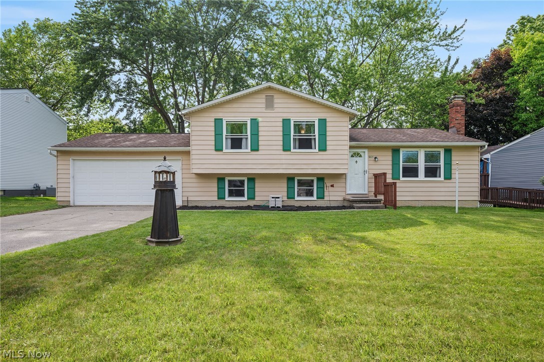 Welcome home to this well-maintained 3-bedroom, 1.5-bath split-level nestled in the heart of Medina! Conveniently located just minutes from Historic Medina Square, shopping, dining, schools, hospitals, major highways, Roscoe Ewing Park, and Falling Oaks Swim & Tennis Club, this home offers the perfect combination of comfort and convenience.

The main level features an inviting eat-in kitchen and a cozy family room with a fireplace, creating an ideal space for everyday living and entertaining. Just off the kitchen, you'll find a spacious three-season room, providing additional living space and the perfect spot to enjoy much of the year.

Upstairs, you'll discover three comfortable bedrooms and a full bath. The lower level offers a second family room complete with built-ins, a convenient half bath, laundry/utility room, and an impressive 400-square-foot crawl space providing exceptional storage. The lower level also provides direct access to the oversized attached garage, which offers ample room for two full-size vehicles, including larger trucks and SUVs.

Recent updates include a new HVAC system in 2025 and most windows replaced approximately two years ago, offering added peace of mind. A reverse osmosis system comes with an acceptable offer - be ready to taste the best water Medina has to offer! Whether you're enjoying nearby parks, exploring the vibrant Medina Square, or simply relaxing at home, this property offers an outstanding opportunity to enjoy all that Medina has to offer.