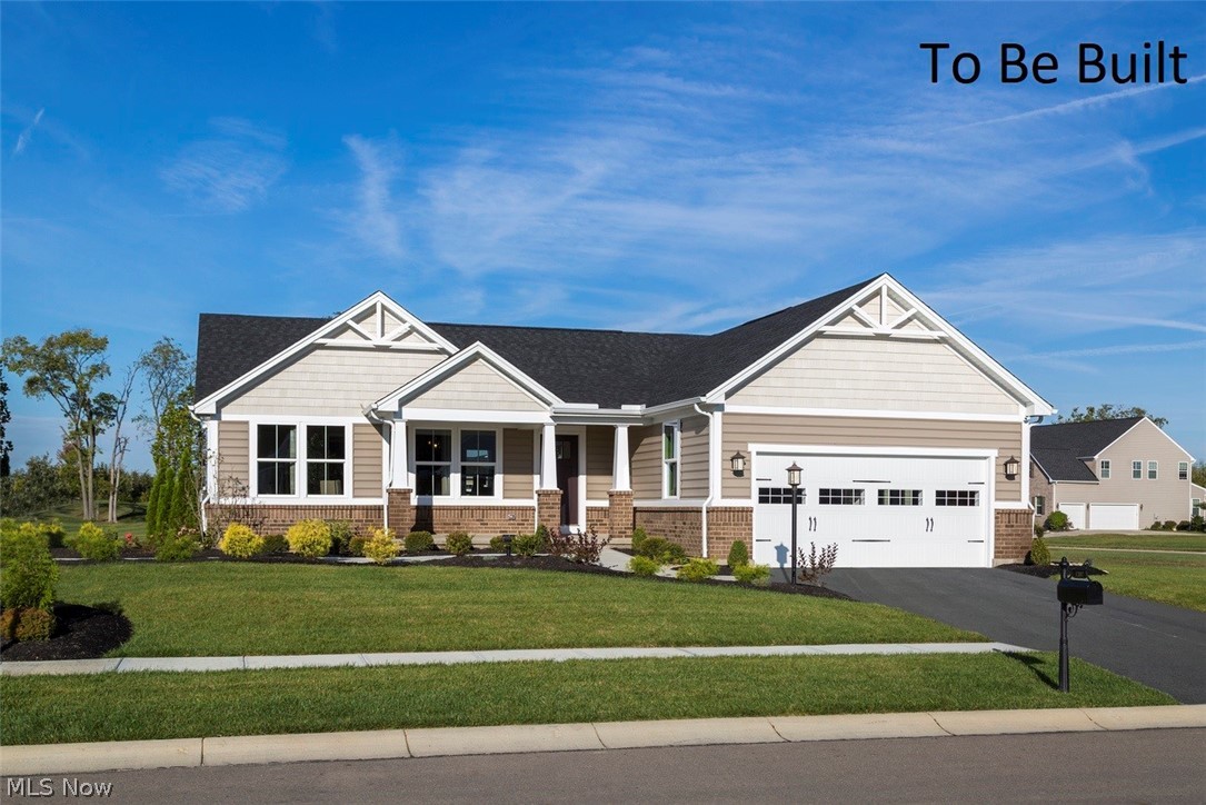 The Aviano is just as inviting as it is functional, featuring one floor living at its finest. Enjoy the sunsets at Cranberry Creek from your Front Porch, or cozy up inside your spacious main living space on colder nights. The Kitchen overlooks the Large Great Room with an Island with room for seating separating the two. Choose from an Eat-in Kitchen space, or extend the Island to over 10’ long and utilize the Dining Room in the front of the home. Laundry Room is conveniently located on the main floor, just off your Kitchen and entryway from the Garage. Owner’s Suite features a Shower, Raised Vanities, and a Huge Walk-in Closet. The Basement boasts plenty of room for storage, To be built. Photos are for illustration purposes only.