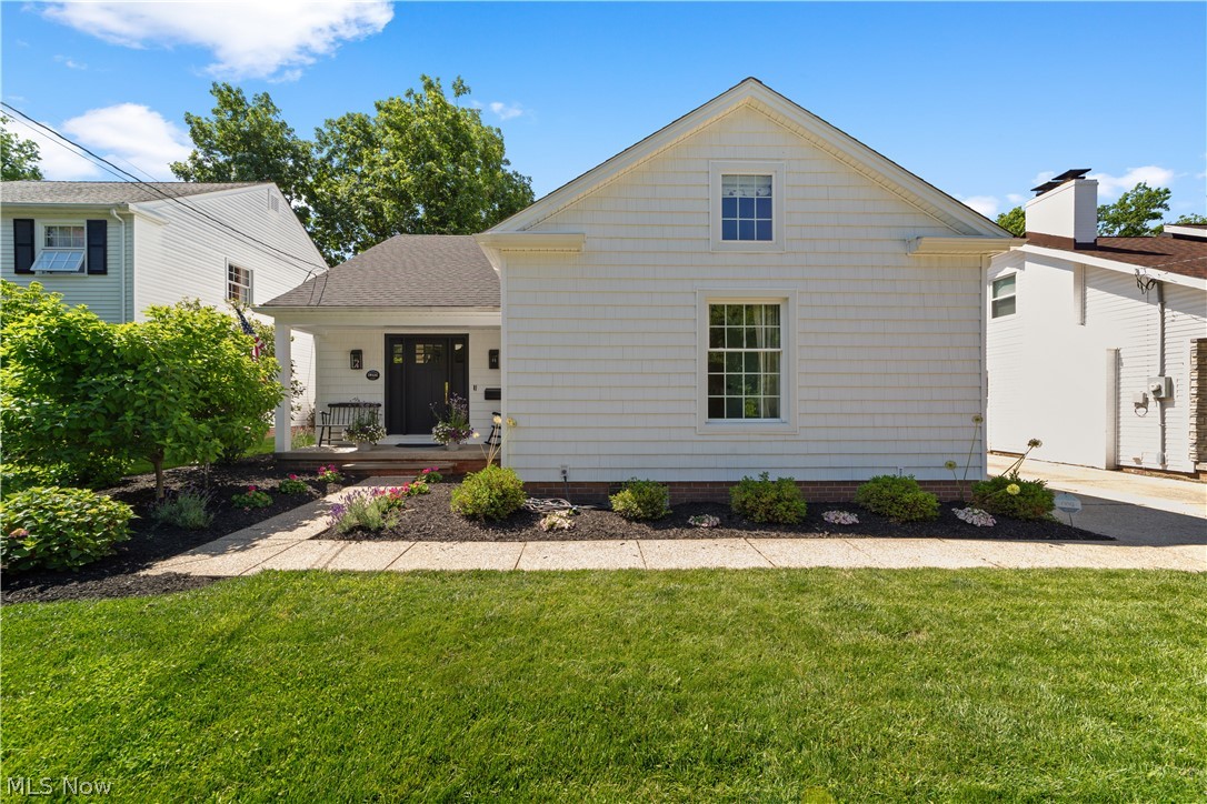 Welcome to 19125 East Shoreland...This unassuming Cape Cod on one of Rocky River's favorite streets is both spacious & exceptional inside! Bursting with European-inspired style, vibrant color, and quality, this unique home offers a refreshing blend of elegance and personality.

The flexible floor plan features a desirable first-floor primary suite with a spacious walk-in closet, while an adjacent room easily serves as a home office or bedroom. The open-concept great room flows seamlessly into the kitchen and dining area, creating the perfect setting for everyday living and entertaining. Abundant cabinetry, generous counter space, and a large wall of pantries provide additional storage.

Convenience abounds with first-floor laundry, mud room plus an additional full bath. Upstairs, you'll find three spacious bedrooms with generous closets with the flexibility to create an additional office, hobby, or guest space as your needs evolve. Consider a 2nd floor play room!

Quality craftsmanship, high-end finishes, and thoughtful design details are evident throughout this home. Outside, enjoy a beautifully designed patio and low-maintenance yard, along with the convenience of an attached two-car garage.

Located in one of the West Side's most sought-after communities and award-winning school districts, you'll enjoy easy access to Lake Erie, The Cleveland Yachting Club, beautiful parks, tennis courts, swimming pools, hockey and ice-skating facilities, and all the amenities that make Rocky River such a special place to call home.

Don't miss this rare opportunity to own a truly distinctive home in a prime Rocky River location.