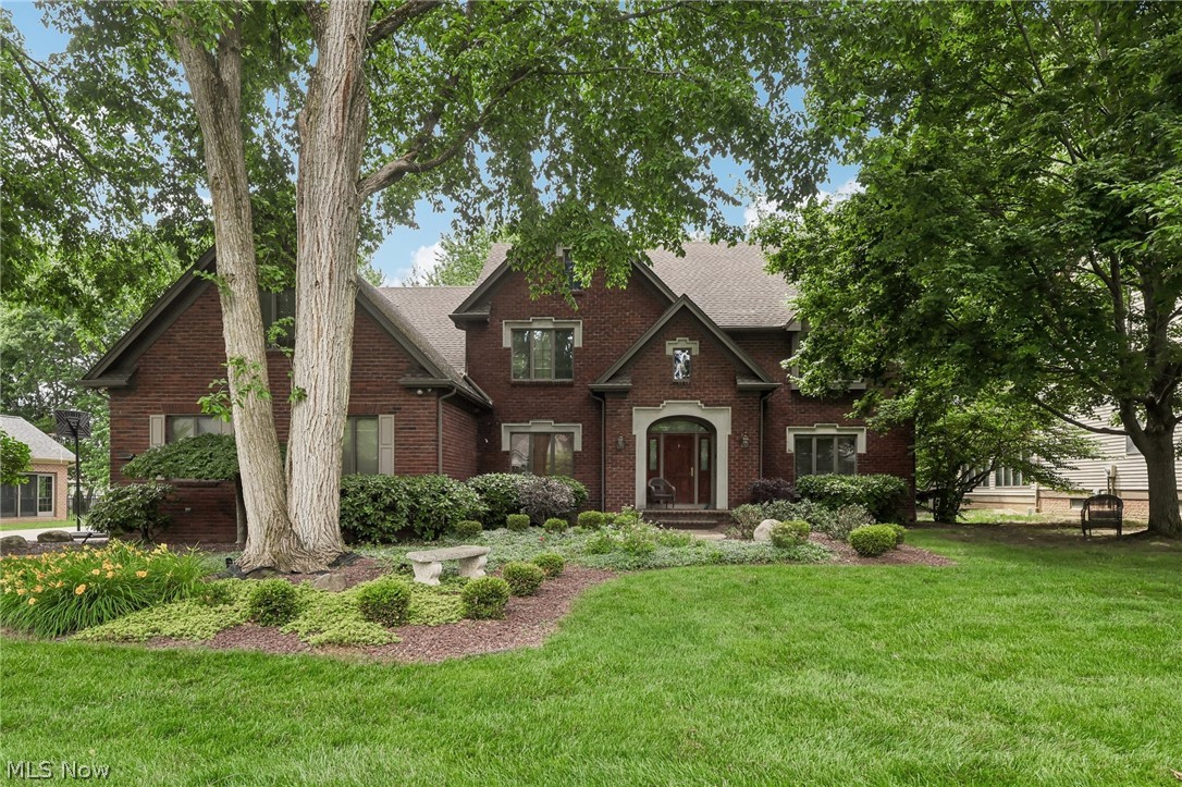 Stately, grandeur, quality, elegance nestled on a mature lot delivering 4,367 square footage of warmth and comfort that you could only find in this custom built builder's showcase home. Upper level has 4 large bedrooms and 2 full baths including renovated Master Bath. Numerous Upgrades throughout. Grand Foyer Entrance, Exposed stairways, Vaulted ceilings, Gourmet Kitchen with granite countertops, Formal Dining room with replica stained glass window from Mrs. Doubtfire. Formal Living room, large office/study, over 400 sq foot Great Room with floor to ceiling fireplace. First floor laundry, 3 car garage. Professionally designed backyard with paver walkway, trex decking in a park like private setting. 2 new furnaces and A/C 2019 , newer hot water tank. Located in the Premier Raintree Development.  Call to schedule your private tour.