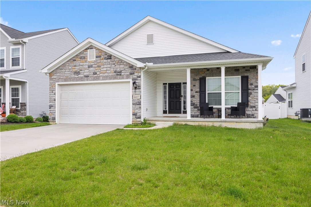 Welcome home to Fawn Lane located in the desirable Meadow Lake community. This beautifully built K. Hovnanian
Home, is the Easton II floor plan which offers the ease of one floor living, open floor plan, perfect for today's lifestyle.
Featuring 3 bedrooms and 2 full bathrooms, and approximately 1,788 square feet, this home showcases spacious living
areas, abundant natural light, and thoughtful touches throughout. The inviting great room flows seemlessly into the
kitchen and dining area, creating the perfect space for entertaining or relaxing at home. Enjoy the full basement
offering endless possibilities for storage, recreation, or future finishing, plus a 2 car-attached garage and low
maintenance exterior. This home is close to nearby parks, trails, shopping, dining, and easy highway access. This home
combines comfort, convenience, and modern living in one exceptional package.
Seller is offer carpet credit.