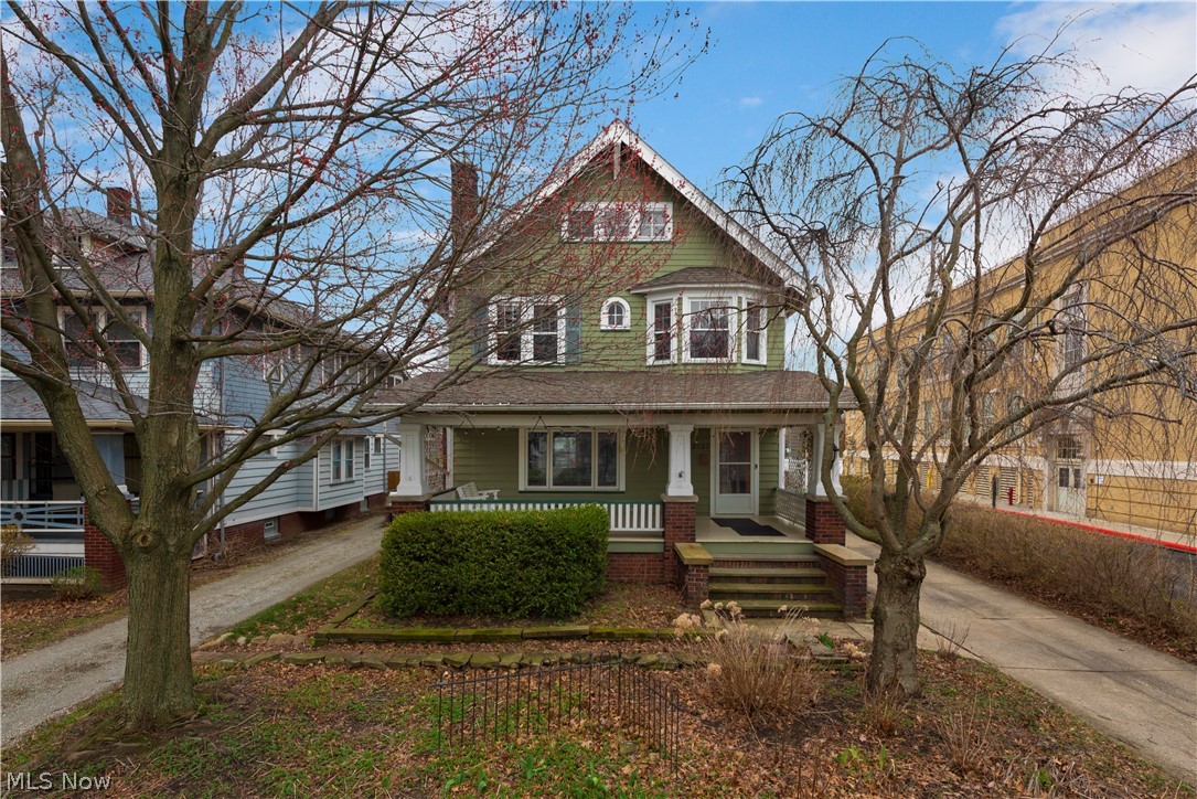 Location, location, location! Close to everything, this regal, proud, strong and true Lakewood Colonial exudes all of the charm and craftsmanship that you could want in a home. This 4 (potentially 5) bedroom, 3 (potentially 4) bathroom home is ready to continue to be a warm, comfortable, well maintained, beloved home like it has been for a century plus. Some highlights include crown molding, 2 sun rooms, 3rd floor that could easily become a master retreat, commode in the basement, super productive grapevines, 2 1/2 car garage, and extra wide front porch complete with trellis foliage and classic swing. The ductless steam heat system features a new boiler installed by Slife in 2017. Steam baseboard heat is reliable, super quiet, and since it is ductless, does not circulate particles throughout the home. multiple window units are included with the property to spot cool rooms as needed during the summer months. Add to that a practically new play set in the backyard, first floor half bath,