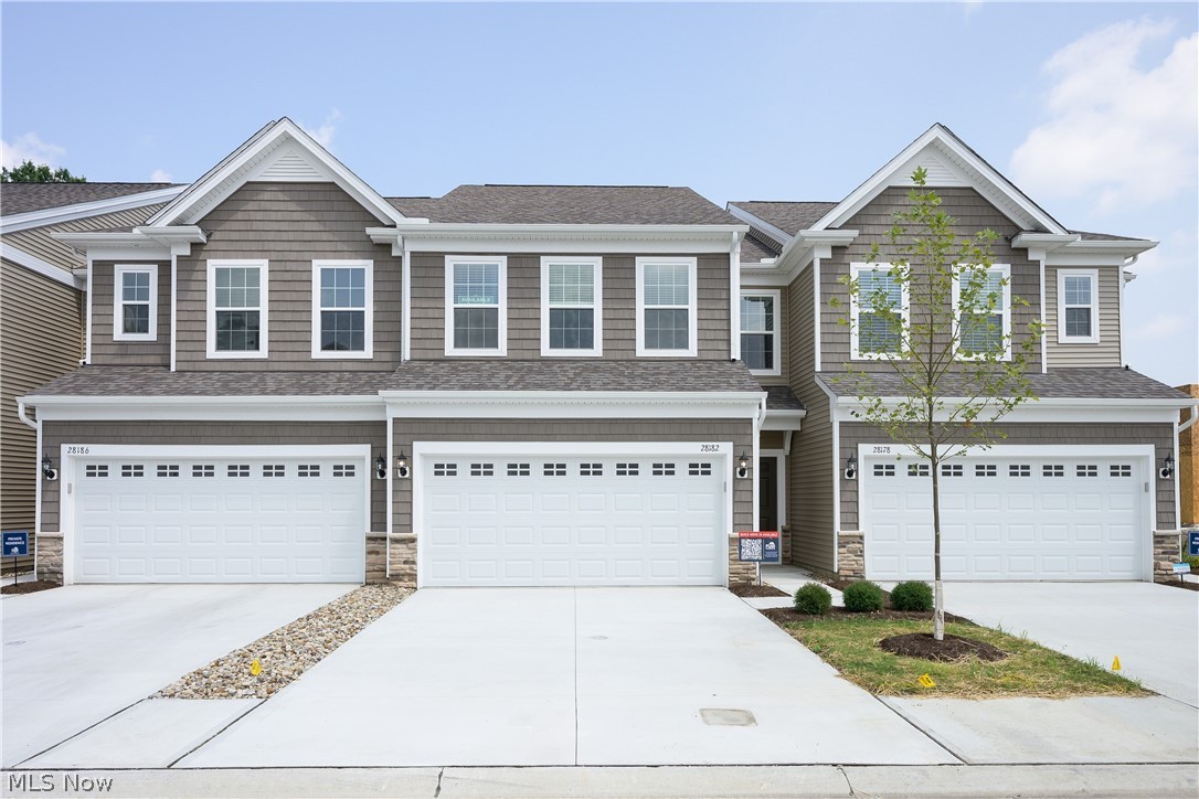 Experience luxury townhome living at Hope Pointe Place in Westlake. Only 3 minutes away from Crocker Park, enjoy an upscale metropolitan lifestyle with countless retail, dining, and recreational activities just a walk away. This new home construction community is located in the Westlake School District and is a mile from the Lake Erie shoreline. Our spacious Ashton floor plan at 28182 Zinfandel Ct offers the perfect blend of luxury and functionality—and this homesite is conveniently located near the community courtyard greenspace and mailboxes. The open concept main level features an entertainer’s kitchen, gathering room, café space, and sliding door access to a perfectly landscaped patio. With 3 bedrooms, 2.5 baths, and an attached two-car garage, our Life Tested Ashton floor plan ensures you have the space you need to live your dreams.
