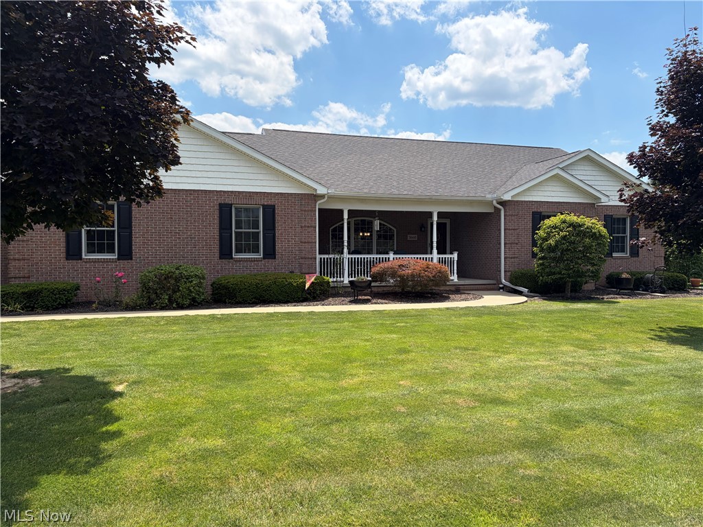 Must see to appreciate all the details in every room. This is your chance to own a custom-built home in a quiet neighborhood with easy access to I-70 and 40. This home has Amish woodwork throughout the entire home including beautiful flooring and cabinets. Peaceful views from all season room off of the dining area. 3 Bedrooms/ 2 Baths on the main floor with a home office and a laundry as well. The walk out basement has 2 additional bedrooms, full bath, living area with a complete kitchen!!! Very large storage area with tons of shelving and easy access to newer furnace / hot water tank. The builder thought of everything including, 2 attic entrances with walk through and lighting, separate heating unit in 3 car garage, 1 foot of insulation in ceilings, all interior walls insulated, 4-foot-wide hallways and all doorways are 36 inches wide. Many updates in the last 3 years including the roof, siding, storm doors and exterior doors. This home has 2 electric services, 1- 100 amp and 1- 200 amp. 1- 25K KW natural gas generator. 
All you need to do in move in! Contact your Realtor to schedule a showing.