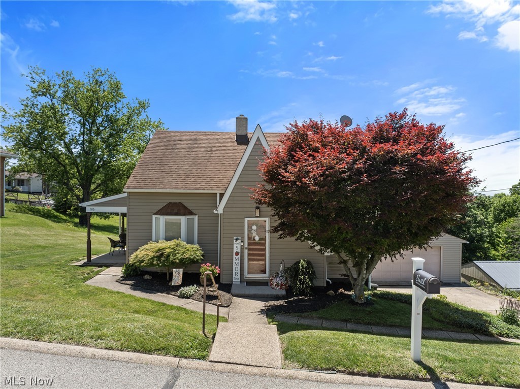Welcome to 106 W. McConnell Ave., Wintersville! This beautifully maintained and thoughtfully updated 3-bedroom, 1.5-bath home offers the perfect blend of comfort, space, and convenience. Situated on nearly half an acre in the heart of Wintersville, you'll enjoy a spacious yard while being just minutes from schools, shopping, dining, and everyday amenities. Inside, you'll find an inviting layout featuring a generously sized kitchen, formal dining room, living room, a main-level bedroom for added convenience, and a finished basement that provides additional living, recreation, or workspace options. Upstairs are two additional bedrooms and a half bath, creating a functional setup for families of all sizes. Outside, the large detached two-car garage offers plenty of room for vehicles, storage, hobbies, or a workshop. The exterior also boasts a quaint side porch, perfect for quiet mornings and evenings. Whether you're searching for your first home or the perfect place to raise a small family, this move-in-ready property checks all the boxes. Don't miss your opportunity to make this charming Wintersville home your own!