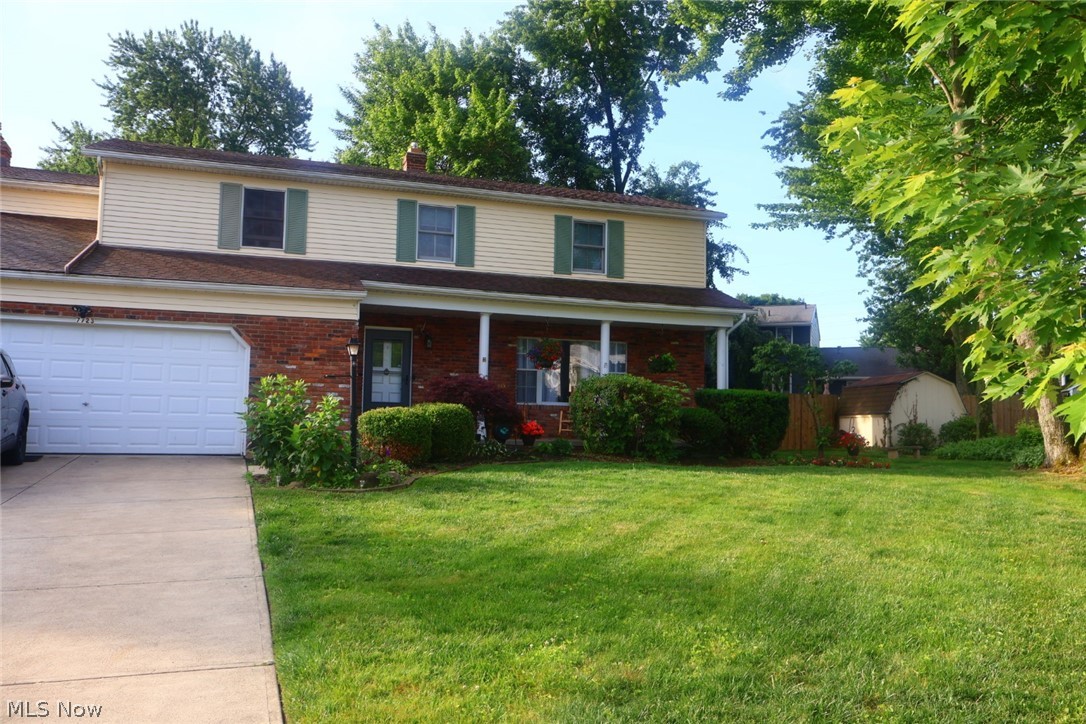 Welcome to this beautifully maintained 4-bedroom, 2.5-bath Colonial tucked away on a quiet cul-de-sac in the highly sought-after Indian Creek neighborhood of Middleburg Heights.

From the moment you arrive, you’ll appreciate the home’s exceptional curb appeal, mature trees, and thoughtfully landscaped grounds. Inside, spacious living areas, abundant natural light, and tasteful updates create a warm and inviting atmosphere throughout.

The eat-in kitchen serves as the heart of the home and features granite countertops, a custom backsplash, rich cherry cabinetry with soft-close drawers, stainless steel appliances, and hardwood flooring. The kitchen flows seamlessly into the living and dining spaces, making everyday living and entertaining effortless.

The inviting family room showcases a gas fireplace and opens to one of the home’s most unique features—a bright and versatile morning room with vaulted ceilings and walls of windows overlooking the backyard. Currently used as a golf simulator room, this flexible space could easily serve as a sunroom, home office, playroom, fitness room, or additional gathering space.

Upstairs, all four bedrooms are conveniently located on the second floor. The spacious owner’s suite offers a private retreat complete with an updated en-suite bath, separate vanity area, walk-in closet, and large windows that fill the room with natural light.

Step outside and discover your own private outdoor oasis. The fully fenced backyard features a large deck perfect for entertaining, mature shade trees, charming garden pathways, a decorative arbor, and beautifully landscaped green space that creates a peaceful, park-like setting. Solar fence lighting adds a warm ambiance for relaxing summer evenings, while a storage shed provides additional space for tools and outdoor equipment. 

Don’t miss your opportunity to own this exceptional home in one of Middleburg Heights’ most desirable neighborhoods.