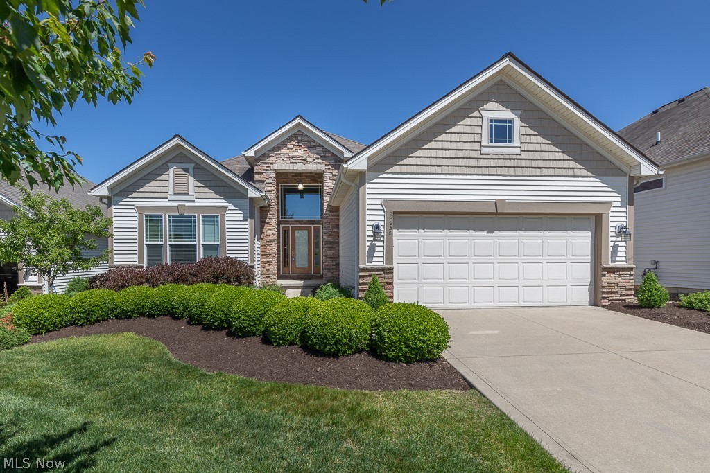 This exclusive home in Seidel Farms impresses the moment you enter.  With high ceilings, abundant natural light & a spacious open kitchen you’ll enjoy this home for years to come.  This 2 bedroom with an additional office doesn’ t just stop there, it has a huge finished basement that features a full bath, glass blocks and even more unfinished storage area.  The kitchen has beautiful wood cabinetry, Built-in appliances & a sink that overlooks the livingspace. The owners suite features a vaulted ceiling, a full bathroom with separate shower/tub and a deep walk-in closet.  The first floor has an additional full bath for the guest bedroom & office & a well organized laundry room.  The garage is not only a 2 car wide but an additional area for 3rd car in rear of one side.  Quarterly maintenance fee covers your landscaping & snow removal for easy living.  Additional features & updates include: sprinkler system, stamped concrete patio, gas fireplace, central vacuum, large glass block windows in basement, furnace 2013 & AC 2013, hot water tank 2019, 200-amp electric panel.  All Appliances & 12-Month Home Warranty Included!