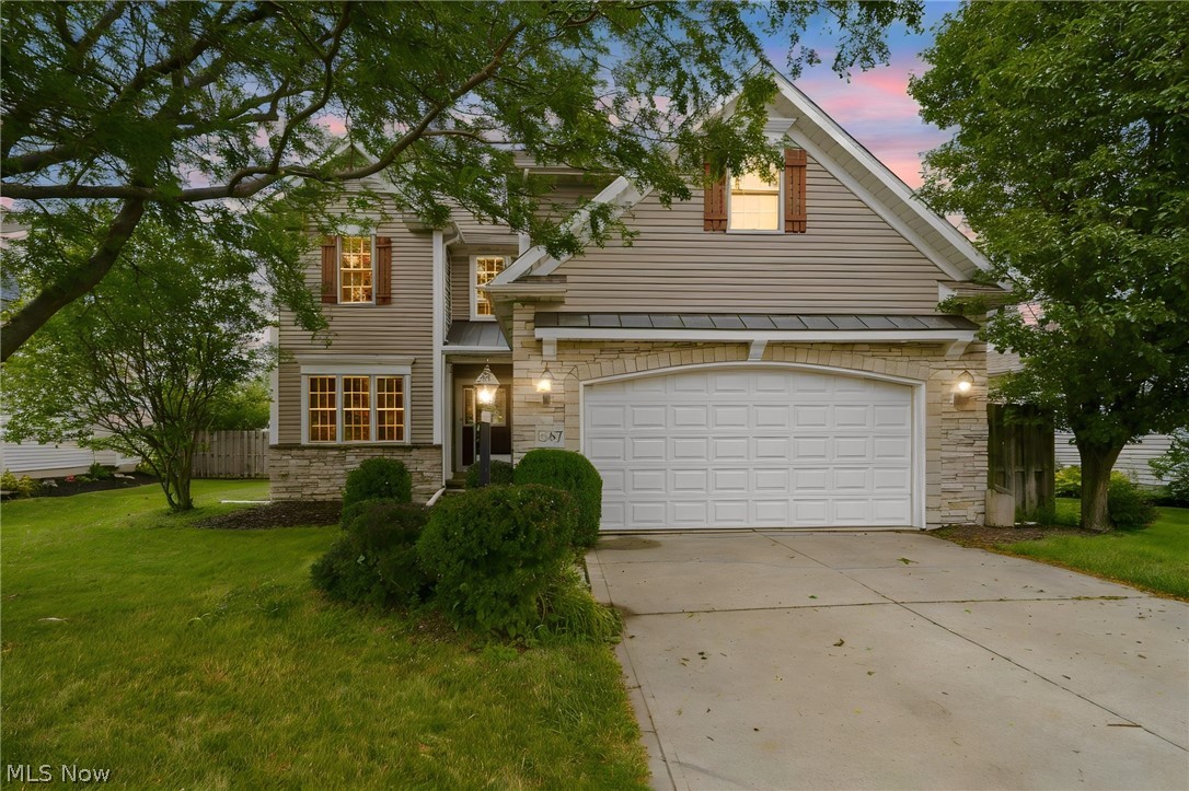 Welcome home to this beautifully maintained 5-bedroom, 3-full-bath residence offering 2,615 square feet of thoughtfully designed living space in a highly sought-after community near Lake Erie. Built in 2003, this spacious home combines comfort, functionality, and timeless style.

Step inside through the welcoming foyer and discover beautiful hardwood flooring throughout the first floor, creating a warm and elegant atmosphere. The impressive great room features a stunning floor-to-ceiling gas fireplace, making it the perfect gathering space for family and friends.

The well-appointed kitchen comes complete with all appliances included, offering convenience from day one. A desirable first-floor bedroom or a private home office. You'll also appreciate the convenience of the first-floor laundry room.

Upstairs, the remaining bedrooms feature new carpet, providing fresh comfort throughout the private living spaces. The spacious primary suite and additional bedrooms offer plenty of room for everyone.

Outside, enjoy the privacy of a vinyl-fenced backyard complete with a storage shed, ideal for outdoor equipment and gardening tools. The attached two-car garage adds everyday convenience, while the 12-course basement, already plumbed for a fourth full bathroom, offers endless possibilities for future expansion and additional living space.

Ideally located in a desirable neighborhood near the beauty and recreation of Lake Erie, this exceptional home offers the perfect blend of space, updates, and location. Don't miss the opportunity to make this move-in-ready home your own!