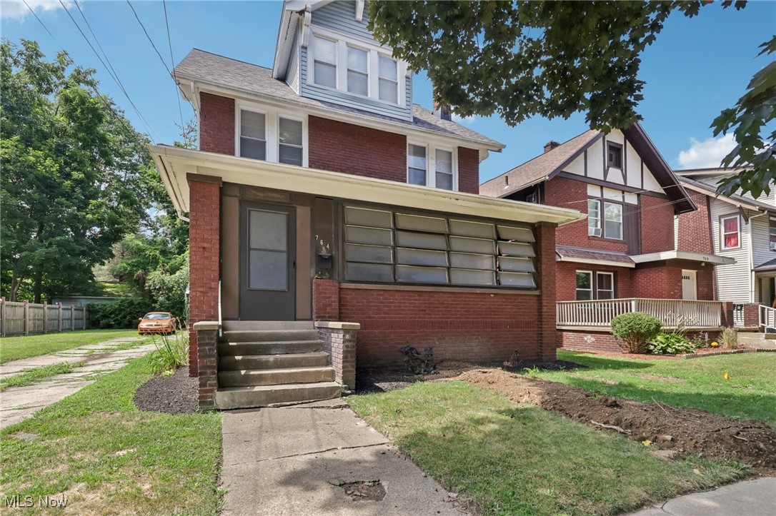 Step Inside this beautiful large Brick Colonial,  a great opportunity for someone to put their own personal touches to make this a stunning home. All original woodwork in good condition, hard wood floors and tons of space. 5 Bedrooms, 2 full baths and so much extra space in the basement. Updates needed, mostly cosmetic. Come see this great home in the heart of North Hill.