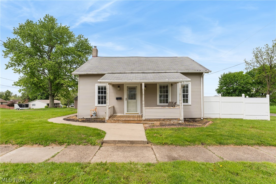 On its own little island on the West side of Massillon sits this charming, move in ready bungalow waiting for its new owner to enjoy! Some great features aside from the unique parcel include a large two car garage, first floor laundry, a bedroom on the main level and large bathroom with not only a walk in shower but a walk in closet as well! The second bedroom is upstairs along with a bonus room that could easily be used as a third bedroom if necessary! Hosting is a breeze with the serving hatch giving that open feel from the kitchen to the dining room which sits right in the heart of the house! If you're looking to enjoy the outdoors, this is the property for you! Enjoy all the flat open space for yard games or relax in the secluded deck area surrounded by the vinyl privacy fence! All of the vinyl flooring on the main level is brand new along with miscellaneous paint. Some other key updates over the years include electrical in 2020, misc. plumbing in 2025 and furnace & AC both serviced in 2026. Don't hesitate to schedule your showing today!