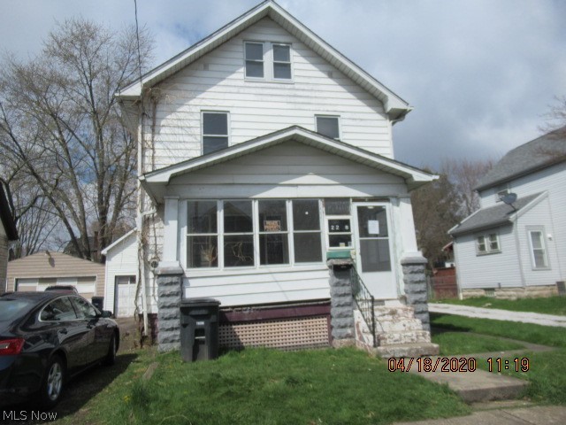 Spacious Colonial Home with Updated Kitchen, Enclosed Front Porch, Small Wooden Porch off Back Door, Two Story Detached Garage with walk up Storage and or Office Area. Finished Attic provides 4th Bedroom or Play Room. Location convenient to Downtown, Freeways, Metro Bus, and Kenmore Blvd Amenities. Just minutes to Portage Lakes State Parks. This is a great home for resident or investment, large size generates more rental income! Property is to be Sold AS-IS with all Faults and any/all remaining contents, if any. Buyer is responsible for due diligence in researching all taxes, assessments, and any other to include intended end use with appropriate authority. Agents see broker remarks for Offer instructions and requirements. Attachments must be signed and returned with your offer. Buyer assumes any/all violations and resulting compliance required by the SCHD or City Zoning Dept at Buyers own expense, if applicable.