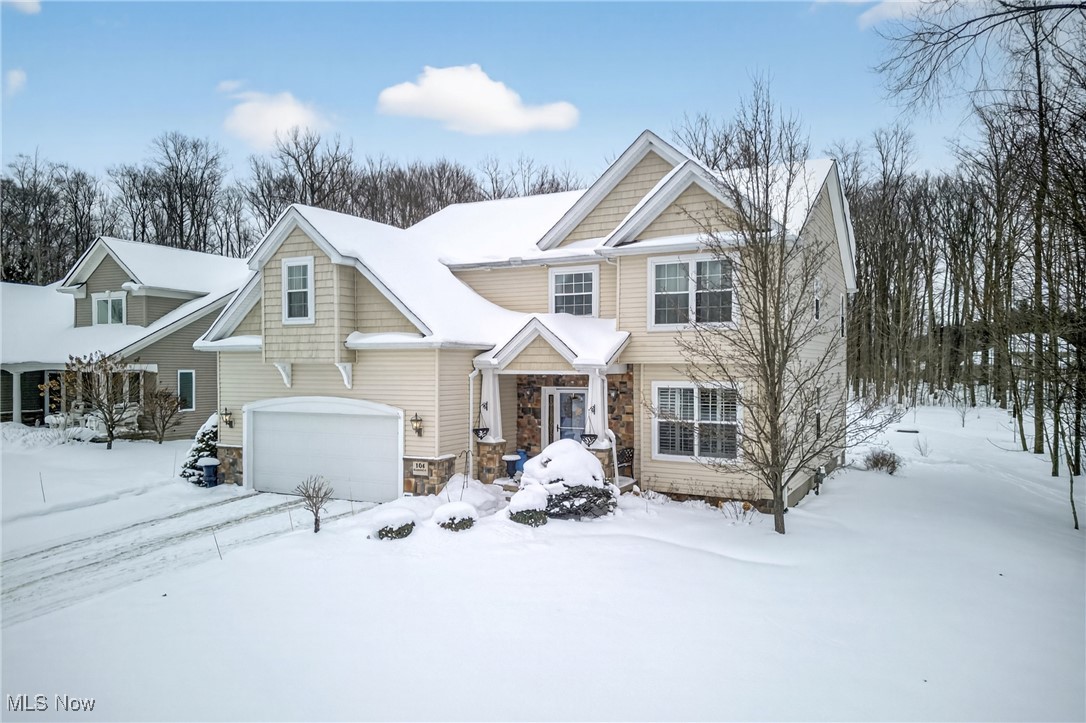 Welcome Home!  You will instantly fall in love with this beautiful 4 bedroom, 3.5 bathroom home. Former Model home built by Barr Bros. Construction.  Located on a Cu-de-sac with vacant wooded lot adjacent to property in the sought after Hidden Glen subdivision in Chardon.

This home is made for entertaining with an inviting open floor plan.  The large kitchen with center island with beautiful quartz countertops and upgraded lighting fixtures will be a dream for entertaining.  The family room has an amazing wall of windows overlooking a large private backyard.  There is a beautiful large dining room next to the kitchen for gathering with friends and family.  Once the weather gets warm you will want to enjoy the beautiful backyard on the stamped concrete patio.  You will love watching the birds, seeing the deer and ducks and other animals which travel through the green space behind the home.  The main floor also has a private office for the entrepreneur with French doors offering privacy.  

The lower level was professionally finished.  There is an egress window which would allow for a 5th bedroom.  The large full bathroom allows for ultimate relaxation in the steam shower.  It is a perfect place for a man-cave or for kids to have their "private" hang-out space.  You will also appreciate the workshop and unfinished storage space.

The second floor has four large bedrooms.  The master suite is luxurious and is a perfect haven for relaxation after a long day of work.  It has an attached ensuite bathroom with large soaking tub and a walk-in shower.  There are so many upgrades, you will have to check out this gem for yourself.  It will feel like home as soon as you walk through the door.