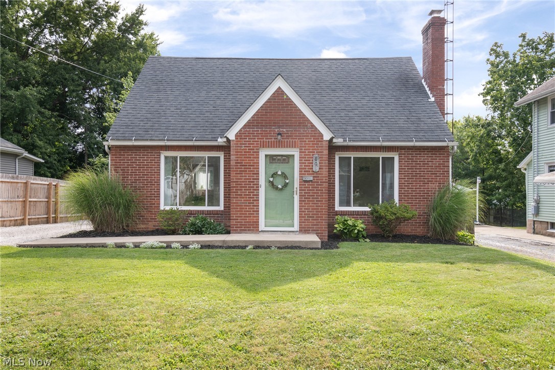 Charming and affordable brick bungalow perfectly situated within walking distance to both the college and downtown! This delightful home boasts outstanding curb appeal and a low-maintenance brick exterior that welcomes you inside to a spacious living room filled with natural light. The interior features fresh paint and showcases beautifully updated, trendy bathrooms that add a modern touch to the home's classic character. The full bath has a dual vanity and new shower surround. A first-floor bedroom adds versatility, and the fireplace creates cozy and relaxing times in the colder months. Out back, a beautiful, manicured yard offers a private retreat for relaxing or entertaining, while the full basement provides excellent storage or room to expand. The fence in the back yard is ready to create a fully enclosed back yard with the addition of one small section. Interior plumbing has been redone since this owner purchased the home, fresh gravel has been added to the drive, and all the windows are vinyl. Do not miss this rare opportunity to own a move-in ready home in a prime, highly convenient location!