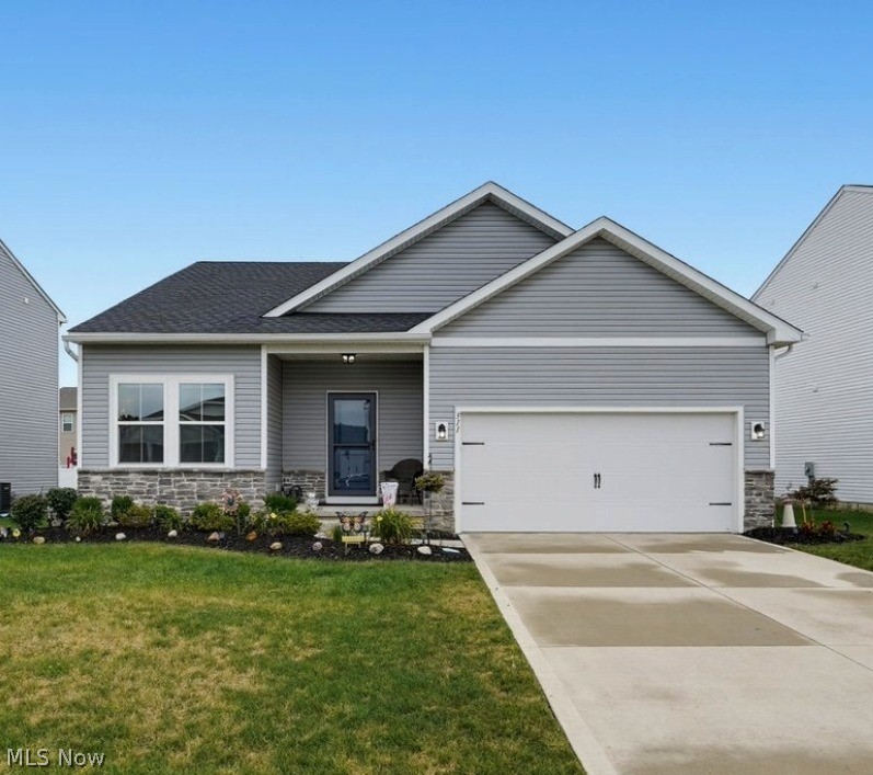 WOW! This Home is a Show Stopper! Don’t miss your Opportunity to own
this Awesome Immaculate Newer Ranch House with over $70,000 in
Additional Owner Upgrades! As you enter this Lovely Home you view the
first 2 Bedrooms with Carpet and 1st Full Bathroom to the Left! Then you
walk down the Luxury Vinyl Tile Foyer to the Open Kitchen & Living Room
Area! This Living Room with LVT floors also boasts a cozy Gas Fireplace
for those chilly nights to come! Step over to the Gorgeous Kitchen with
Granite Countertops, a Large Island and LVT Floors too! Plus, the
Stainless Steel Stove, Microwave and Dishwasher to Stay! As you walk
over to the Large Primary Carpeted Bedroom, you then proceed into the
Beautiful En-Suite Bathroom with Double Sinks and a Walk-In Closet!
The Laundry Room with a Utility Tub is on the 1st Floor as
well! The Interior has all been Painted plus all the Window Treatments to
remain! The next Surprise will be the Fantastic Finished Basement with a
Huge Rec Room, and an Additional Full Bathroom plus another
Storage/Toolroom Area! This Lower Level was Newly Finished in 2025 and
gives this Home an Additional 1,490 Square Feet of Living Space! Once
you have taken in this level, you can come back upstairs. Then, walk out
onto the Nice Wood Deck off the Kitchen Sliders and view the
Extended Cement Patio adjacent to this Deck! A brand New Beauty of a
Shed was added plus top quality Vinyl Fencing was installed too! This
Backyard is the perfect area for Entertaining or just Relaxing! There is also
an attached 2 Car Garage and Beautiful Landscaping! You truly have a
rare chance to own a Home that has all the Upgrades you want as opposed
to building new and adding everything in! Don’t miss this Exceptional
Opportunity to be the new Owners of this Exquisite Home in the sought
after Harvest Meadows Development!