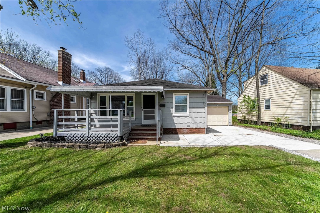 Welcome to this charming 3-bedroom, 1.5-bath ranch offering comfort and functionality with a functional layout and finished basement. Basement includes a built-in bar and additional living/entertaining space. Basement has a half bath. Backyard features a shed for extra storage. Ideal for one-floor living with added usable space. This home is move-in ready and ready to show.
