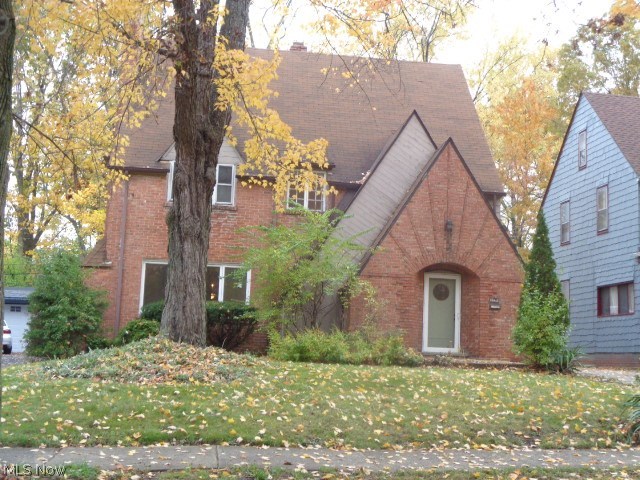 Do you have VISION??  Then this the one!  Brick & frame Colonial with 4 bedrooms, 2.5 baths, 2 fire places, partially finished basement, detached 2 car garage, partial wood fence, & more.  Needs your special touches and TLC to make this place shine.    Located across the street from Cain Park Tennis Courts.  Don't wait or it will become someone else dream.  City POS is ordered, buyer to assume any violations.