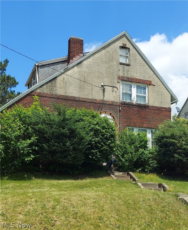 Cute house in Goodyear Heights. This is a great opportunity to update and make this house your home or potential resale.  2 BR 1 BA.  2 car detached garage with a side porch. Gas is turned off and plumbing on the second floor has been repaired.   See addendum.