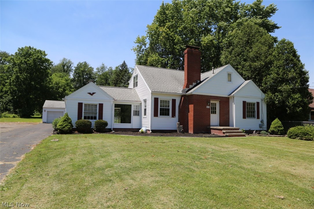 Welcome home to 1373 State Route 43, a move-in ready 4 bedroom, 1.5 bath home located on nearly 1 acre in Suffield. When you pull in, you will fall in love with the freshly landscaped front yard, BEAUTIFUL in-ground pool (new liner and pump in 2017), additional 2 car detached garage/outbuilding (making 3 car garage total) and more! Step inside and you will be welcomed with gorgeous, newly finished hardwood floors (2021) that span through the large living room, dining area, and bedrooms. A spacious kitchen offers great views of your backyard and an abundance of cabinet/counter space. A full bath, plenty of closet space, and access to a breezeway/3 seasons room completes this first floor. Upstairs, you will find a large master suite with a half bath and 2 additional rooms/bedrooms/closet rooms! The options are endless with this huge space! The lower level is ready for your finishing touches and a great spot for a kid hang-out or man cave! You do not want to miss out on this Suffield gem! Call today to schedule your private showing!