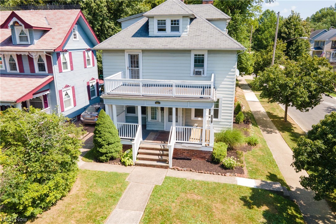 Nicely maintained townhouse-style duplex in the heart of Cleveland Heights would be a great option for an owner-occupant!  As a corner duplex, each unit faces a different direction, giving the impression of a single family home.  The Kensington side is the most updated and offers 4 bedrooms, 2.5 baths, a remodeled kitchen and first floor laundry room.  Current tenants pay $2100 and will be moving on 6/30/24.  The Maplewood side offers 4 bedrooms and 1.5 baths.  The kitchen has been updated and features newer, black stainless steel appliances.  Current tenants pay $1850 with a lease expiring on 5/31/24 (they may renew).  Property also features: low-maintenance aluminum siding, newer vinyl windows, newer concrete service walk from the garage to the house.  Main house roof was tuned up in Sept 2023.  Garage roof was replaced in February 2024.  Both boilers were serviced in January 2024.  Property will be delivered POS-compliant.  All appliances, including washers and dryers, will convey with title.  There are a total of 4 parking spots at this property - 2 in garage and 2 in driveway.  A pre-listing inspection report can be requested (some items were repaired). Owner is providing a Cres home warranty. Owner-agent: owner is a licensed broker in Ohio.