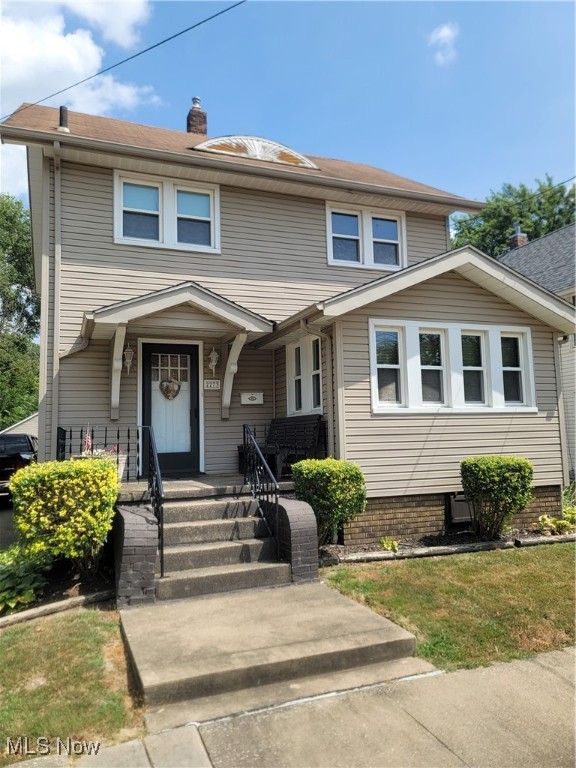 Welcome home to this 3 story colonial with 4 Bedrooms, 1 1/2 bathrooms and a spacious 2 car garage! Seller has cared for this beauty for over 50 years! Enjoy a nice deck that welcomes you to a fenced back yard. Two car garage is a bit deeper and has a work bench in the back. Newer windows, blinds, siding, furnace and hot water tank. The owner states that the flooring underneath the carpet is oak. Beautiful oak woodwork throughout - oak doors, trim and built-in cabinets. The living room includes a bonus 8x12 sitting room with oak french doors. If you need a bigger home with extra space then this home is the one! Just move right in! Call for your showing today!