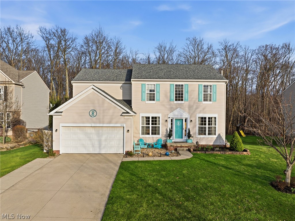 Tucked into New Hampton in Broadview Heights, this four bedroom home offers the kind of layout and updates that make everyday living feel easy from the moment you walk in. Built in 2006, it blends comfortable space with thoughtful improvements that have already been handled for you. The first floor sets the tone with engineered hardwood added in 2019, bringing a clean, cohesive feel to the main living areas. The kitchen, updated in 2015, features granite counters and stainless steel appliances is designed to keep everything within reach, whether you are hosting or enjoying a quiet night in. It flows naturally into the surrounding spaces, making the connection feel effortless without sacrificing function. Upstairs, new carpet installed in 2026 adds a fresh start across all four bedrooms, creating a soft, inviting retreat at the end of the day. With two full baths and two half baths, the layout offers flexibility and convenience without crowding your routine. The finished lower level expands your options even further, with brand new flooring completed in 2026. Featuring a theatre room, workout area, and a simple place to spread out, it adds versatility that adapts to how you actually live. Major updates bring peace of mind where it matters most. The roof was replaced in 2018, and a new HVAC system installed in 2025 keeps comfort consistent year round. Outside, you'll find a nicely manicured yard and a two-tier outdoor space perfect for entertaining and relaxation in the hot tub. New Hampton features a community center, pool, walking trails and close proximity to shopping, dining and freeway access. This is a home where the big decisions have already been made, leaving you free to settle in and start your next chapter with confidence.