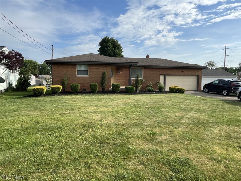 Brick Ranch!  Charming, Exceptionally Well Maintained 4 Bedrooms, 2 full Baths.   Move-In Condition!  New Furnace (December 2025). Partially finished Basement with a 4th Bedrooom attached to a Second Living Room plus 2 Storage Rooms.    Attached Two Car Garage!