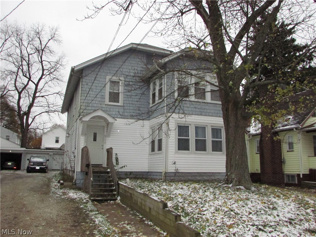 Excellent investment with positive cash flow.  Many updates done by current owner, including siding, windows, furnaces, electric, etc.  Units are very clean and well kept.  Same Tenants for roughly 13 years.  Large 2 bed units that are very well maintained.  Full basement with laundry for tenants.  fenced rear yard with patio area.  2 car garage.