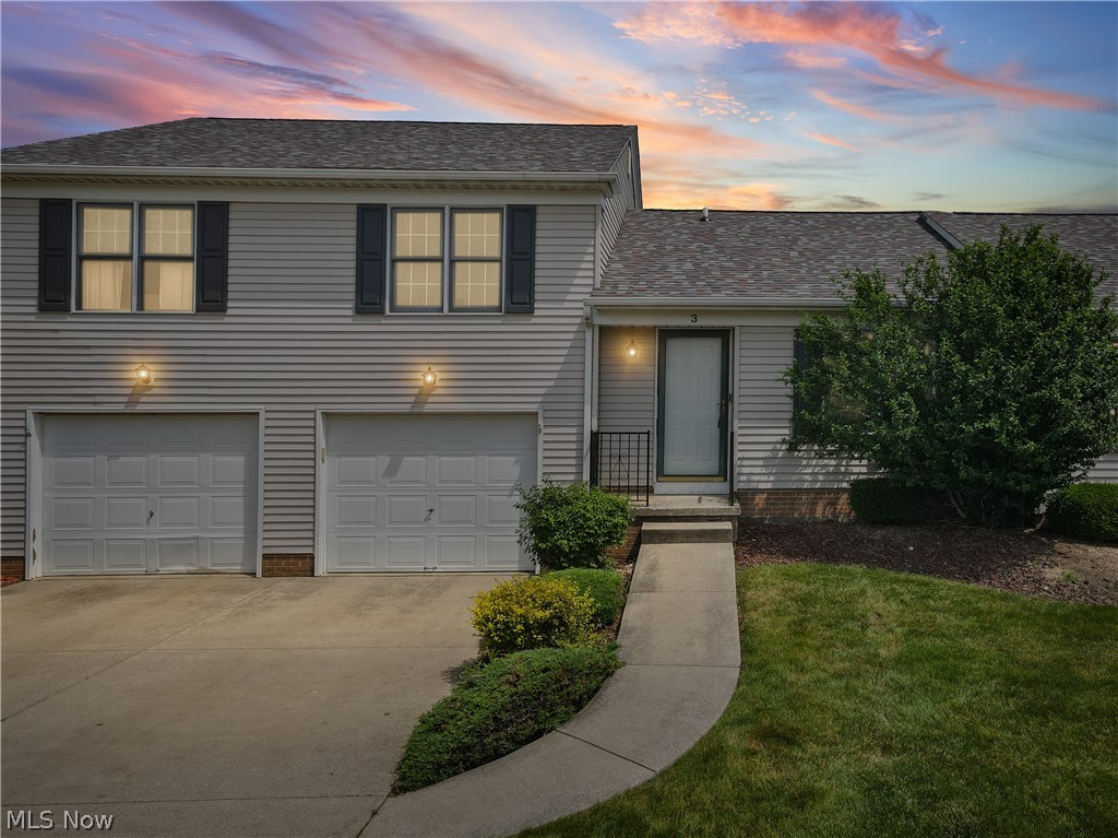 Move-in ready 2-bedroom, 1.5-bath condo in desirable Sturbridge Commons! Features an attached garage and convenient in-unit laundry on the lower level. Recent updates include new carpet, newer wood flooring throughout the main level, fresh paint, new appliances, updated bathroom vanities, and a new roof. Functional floor plan offers comfortable living spaces and low-maintenance living. Low HOA fee. Conveniently located within walking distance to parks, playgrounds, and elementary schools, with easy access to shopping, dining, and major highways. A great opportunity to own an updated home in a sought-after Medina community!