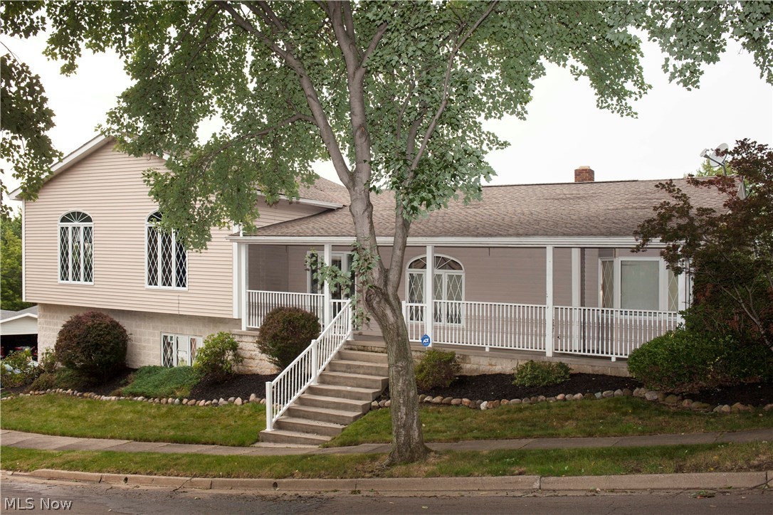 Price Reduced! Beautiful, large split level; well maintained & in a desirable Ellet Area close to expressways and downtown. Just 1 block from new elementary and walking distance to middle and high schools. 
Large first floor master suite with walk in cedar closet, Jacuzzi tub, and 2 sided gas fireplace; 3 additional nicely sized bedrooms on second level with laundry room. Huge finished lower level with 1/2 bath could be an additional bedroom or living space. Amazing 3 car attached garage with 220 electric and heat. Nice, long front porch and rear deck along with private side yard & above ground pool complete this stunning house!
New roof 2007,New furnace 2015,Newer HWT, Newer kitchen flooring and 1/2 bath added in lower level