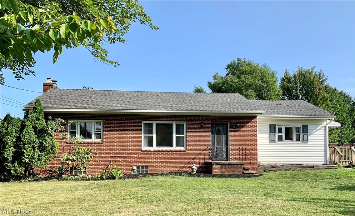 This 4 Bedroom/2 Bath ranch home is spacious and clean! The living areas and bedrooms have beautifully well-maintained hard wood floors. The very large kitchen has plentiful cupboards & counter space and an eat-in kitchen area with a separate exit to the side deck. The lower level includes a recreation room, storage room, shower, laundry room, the 4th bedroom suite, including the2nd full bathroom and lower level entrance (could easily be  a great mother-in-law suite, rental unit for extra income, or a very nice guest room! )The attached two car garage has direct access to the lower level and stairway to the main floor. This home offers One Floor living PLUS! Very easy access to routes 224 and 77, as well as local transportation. Motivated Seller.