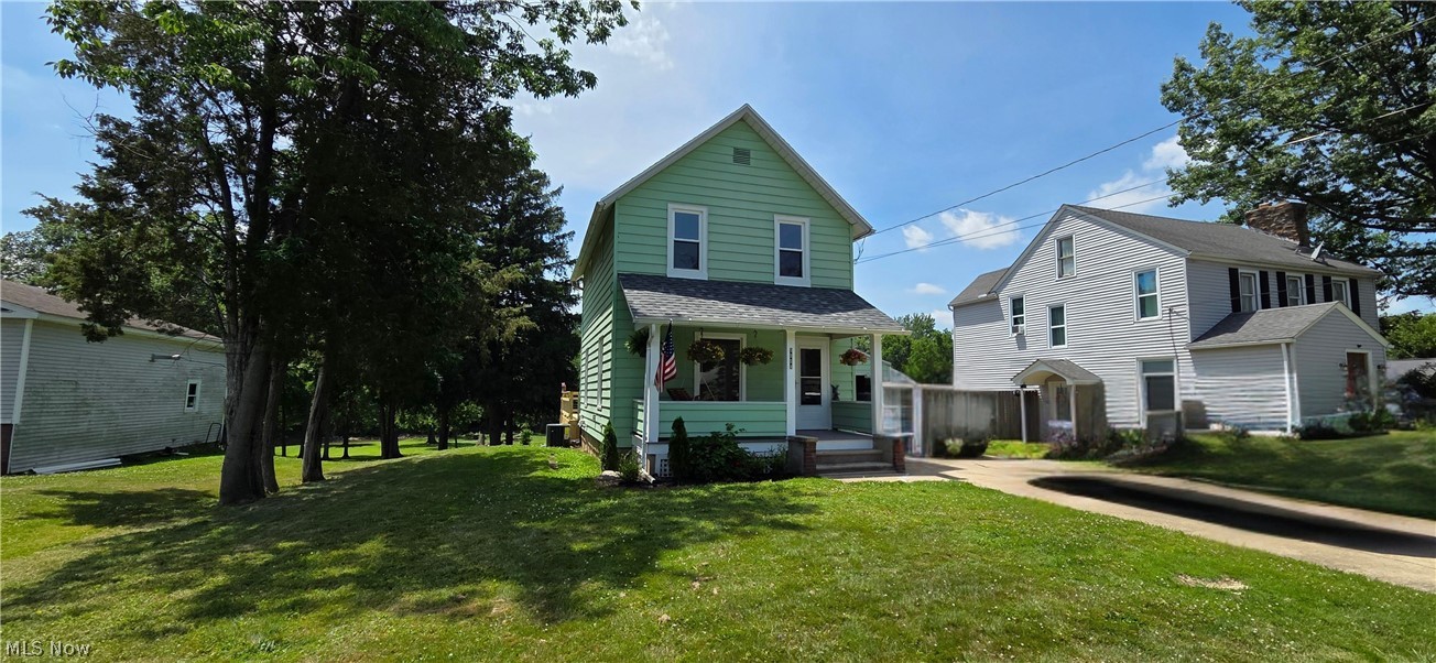 Completely renovated and move-in ready, this charming home is nestled on nearly an acre overlooking the Black River, offering beautiful water views and easy river access right from your backyard. Inside, you'll find a thoughtfully updated interior featuring a brand-new kitchen with quartz countertops, new cabinetry and appliances, all-new flooring, fresh paint throughout, a beautifully remodeled bathroom, new windows, new HVAC, and a new roof for years of worry-free living.

The dining area opens through a new sliding glass door to a spacious deck, creating the perfect space to relax, entertain, and enjoy the peaceful river setting. A second-story balcony provides another place to take in the scenic surroundings. The full basement offers abundant storage and future finishing potential, while the nearly one-acre lot provides privacy, room to roam, and a unique waterfront lifestyle rarely found at this price point.

Conveniently located with easy access to shopping, dining, and major highways, this beautifully renovated home combines modern updates, natural charm and beauty, and everyday convenience. Don't miss this opportunity to own your own Black River retreat!
