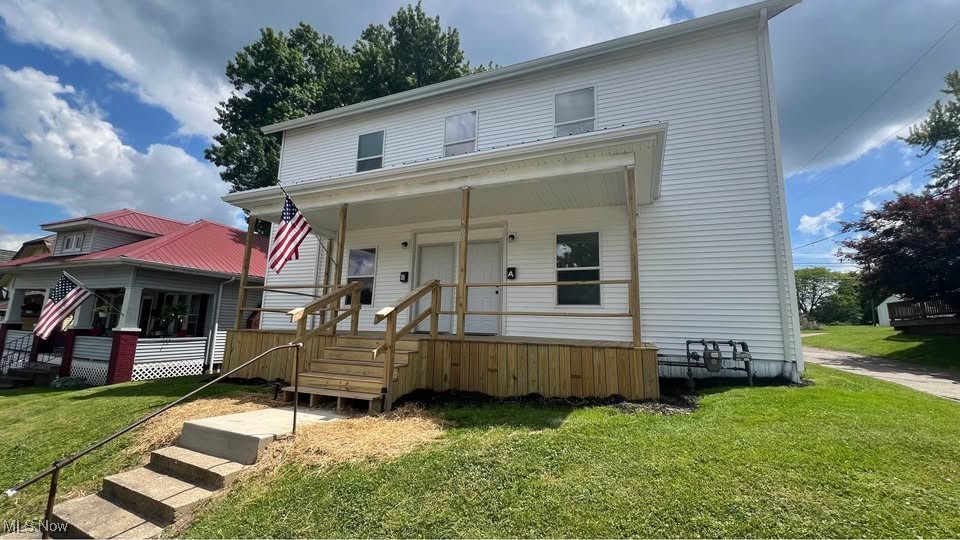 For sale in New Lexington, Ohio: a fully renovated 3-unit property offering an exceptional income-generating opportunity. This turnkey investment includes a duplex and a charming rear cottage-style unit, each with its own distinctive character. Renovated just two years ago, all units feature brand-new HVAC systems, modern finishes, and updated utilities. With a strong rental history, all three units have been continuously leased since the renovation, and three active leases are currently in place. Side A of the duplex will become available at the end of August, presenting a perfect chance to re-rent for additional income or occupy as an owner-investor. Each unit is individually metered for gas, water, and electric, simplifying expense management. The property spans two parcels—one for the duplex and one for the cottage—offering flexibility for future development or resale. Located near schools, a public park, basketball court, and swimming pool, this property is highly attractive to families and long-term tenants. Move-in ready and poised for steady cash flow with potential for growth, this is a must-see for serious investors. Schedule a showing today!