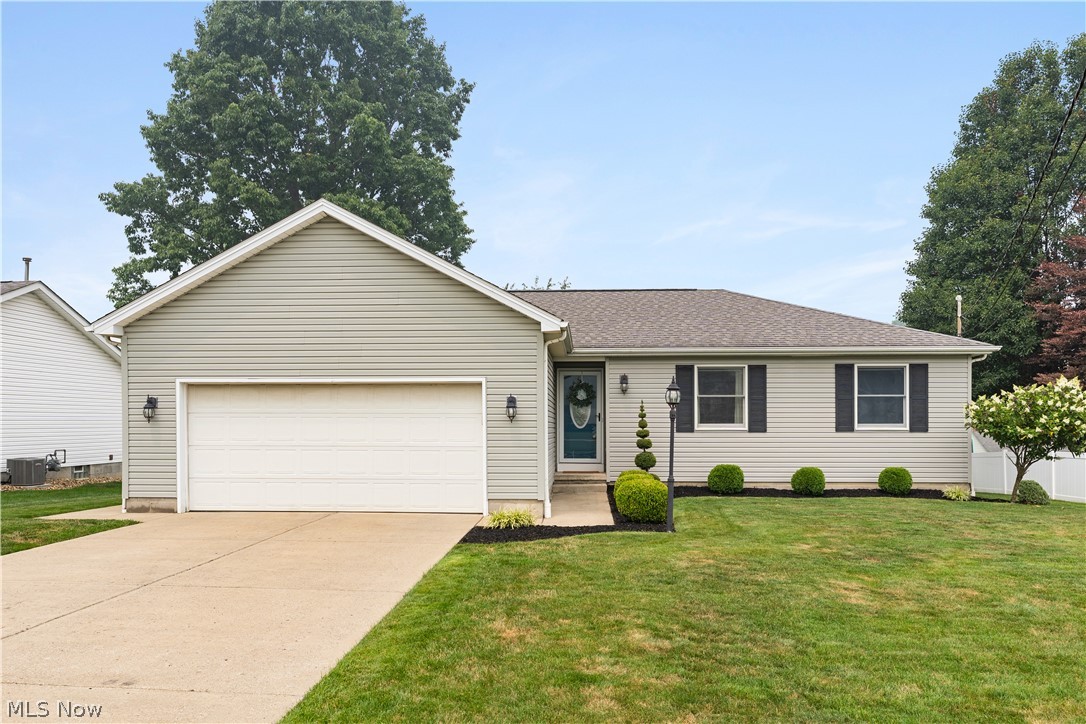 Welcome to this inviting 3 bedroom, 3 full bath ranch located in one of Hubbard’s most private and desirable neighborhoods within the Hubbard Local School District. The thoughtfully designed main level offers a convenient ranch layout, including a spacious primary suite with its own private bath. Recent improvements include new bedroom carpeting and updated flooring throughout the main level.

The partially finished basement provides valuable additional living space and also includes the laundry area. With room for a family room, home office, gym, or entertainment space, the lower level offers plenty of flexibility. Outside, the large deck overlooks a fully fenced backyard that is perfect for children, pets, gatherings, or quiet evenings at home.

With a peaceful setting, friendly neighborhood, and convenient access to local amenities, this well-maintained home offers the privacy, space, and location you have been searching for. For added buyer assurance, the home has been preinspected.