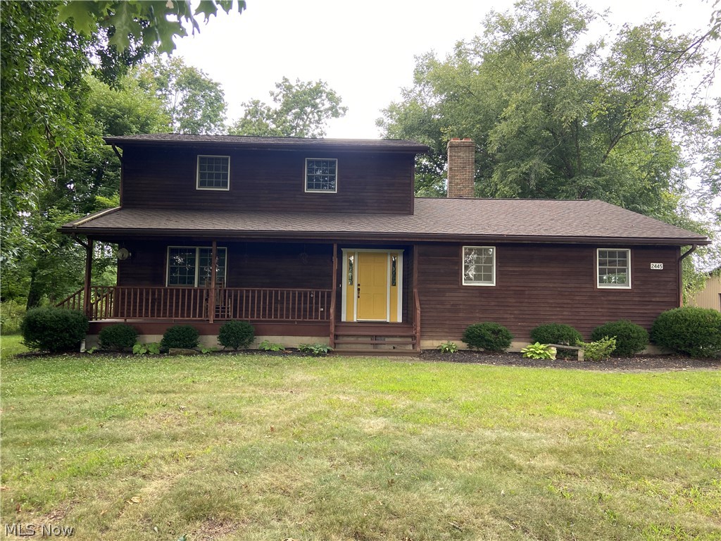 Looking for space and peace in the country? This 2-story cedar-sided home sits on 2.86 beautiful acres and has plenty to offer! With 4 bedrooms and 2 full baths, there's room for the whole family. The main level features hardwood floors a full bath, primary bedroom and a spacious kitchen equipped with a refrigerator, stove top, oven and dishwasher. The interior of the home has just been recently painted including the ceilings. The oversized 2 car garage (walls recently painted) is located close to kitchen for convenience when shopping. On the second level you will find 3 bedrooms and another full bath making family living easy. Outside features a huge 60X40 pole barn perfect for storage, large/small projects or even a home based business. There's an additional 20x14 wooden shed for extra storage or maybe a kids play house! The fully cemented driveway makes parking easy and clean, no matter the weather. Enjoy the quiet of the countryside with all the room you need to live, work, and play. This one has a ton of potential - come take a look!!!