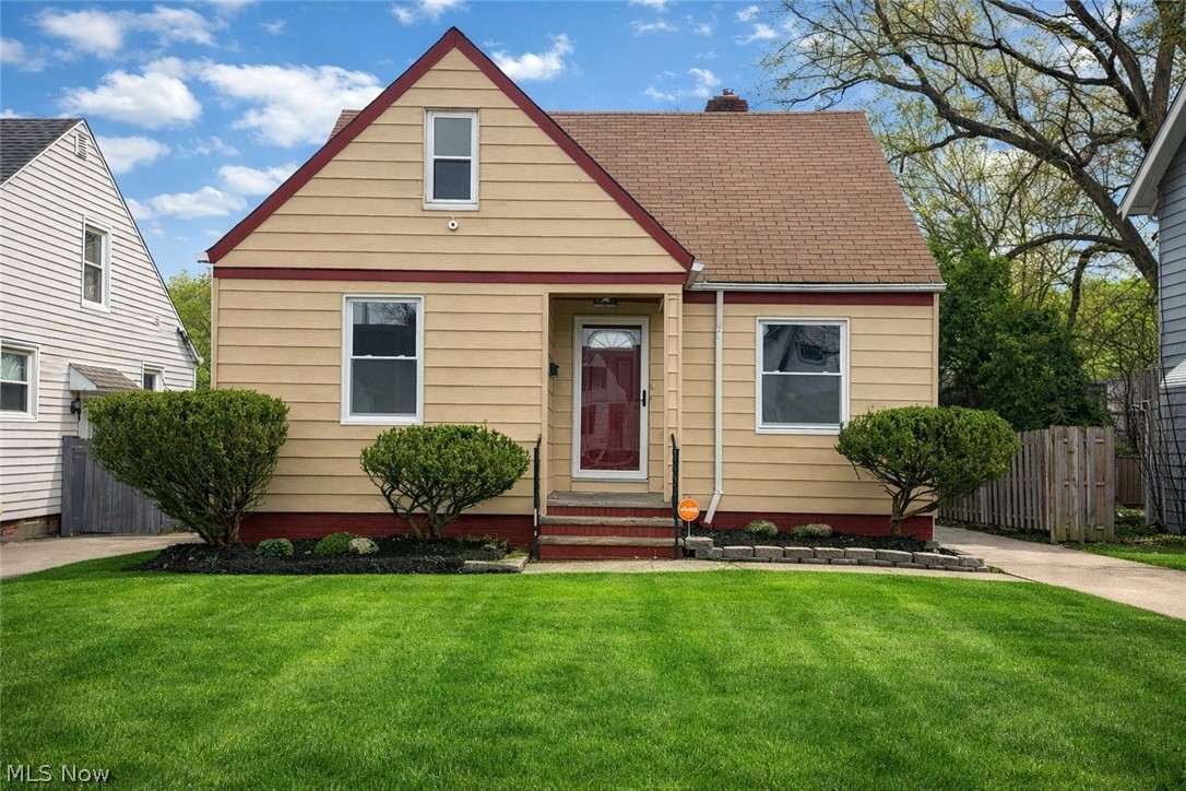 Welcome to this beautifully renovated single-family bungalow that perfectly blends classic charm with modern updates. This inviting home features 3 spacious bedrooms and 1-1/2  bathrooms, thoughtfully updated for comfortable everyday living.
Come inside to discover natural hardwood floors and rich original woodwork that add warmth and character throughout the home, complemented by energy-efficient LED lighting throughout. The fully updated kitchen showcases brand-new appliances and modern waterfall-inspired fixtures, creating a sleek and stylish space for cooking and entertaining. One bathroom has also been refreshed with contemporary waterfall-inspired fixtures, adding a spa-like touch to the home. A newly equipped laundry room with brand-new appliances adds convenience and efficiency to your daily routine.
The finished basement provides additional entertainment space complete with a built-in bar, making it the perfect spot for hosting guests, game nights, or relaxing evenings at home.
Outside, you’ll find a detached 2-car garage and a spacious backyard, ideal for outdoor gatherings, gardening, or simply enjoying your own private retreat. The beautifully landscaped lawn enhances the home’s curb appeal and creates a welcoming first impression.
Conveniently located in Maple Heights, this home offers quick access to the highway for an easy commute and is less than one mile from Southgate Shopping Plaza, placing shopping, dining, and everyday essentials just minutes away.
With thoughtful renovations, modern upgrades, and a highly convenient location, this move-in-ready bungalow offers comfort, style, and practicality all in one place.