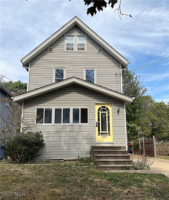 Hurry and schedule your private showing! This one won't last long! This roomy Firestone Park colonial has so much potential and offers a great opportunity to add value with minimal updates. This 4 bedroom/1 bath home sits on a double corner lot in a great area of Firestone Park and is priced so the new owner can add value and have immediate equity. This home offers the perfect opportunity for an owner occupant or rental property with great cash flow. This home boasts a new furnace that was installed last winter, central air conditioning, some replacement windows, all appliances (refrigerator, stove, washer and dyer), a brand new tub and shower with new fixtures, concrete driveway, vinyl siding, a large pantry or eating area off the kitchen that would make a wonderful spot for a first floor laundry room, an additional walk in pantry area, and a freshly cleaned and painted basement.