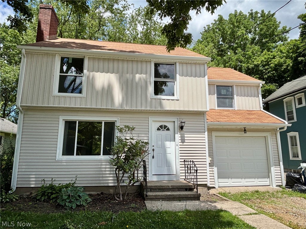 Welcome to this beautifully updated 3-bedroom, 2-full-bath home in the desirable Kent City School District! Conveniently located near downtown Kent and Kent State University, this home offers a blend of modern updates and timeless character. The main level features a welcoming living room with a fireplace, a formal dining room with original built-in cabinets, and a completely renovated kitchen with new cabinetry, granite countertops, and a full stainless steel appliance suite including a dishwasher. Refinished original wood floors and charming woodwork preserve the character of the home while blending seamlessly with the modern updates. Upstairs, you’ll find three generously sized bedrooms and a full bathroom, offering comfortable and functional living space. The finished basement expands the home with a spacious recreation room featuring durable LVP flooring, a second full bathroom, and laundry area. Exterior improvements include new board and batten siding, gutters, garage door, front door, and the majority of windows replaced for improved efficiency and curb appeal. The newer roof provides added peace of mind for the next owner. An attached 1-car garage completes the property. With thoughtful updates, preserved original character, and a convenient location close to shopping, dining, parks, and campus amenities, this move-in ready home is ready for its next chapter. Schedule your private showing today!