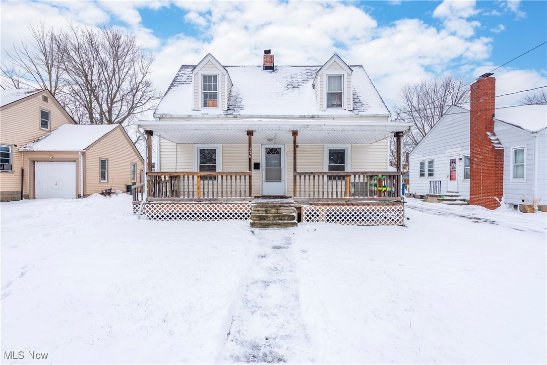 In Lorain’s east side near Lake Erie, this cape cod home offers a functional layout with a first-floor master bedroom, accessible bathroom with a walk-in jetted tub, and central air.

Exterior features include a covered front porch, rear deck, fully fenced yard, garage, and an additional large outbuilding suitable for storage or workspace. Conveniently located within walking distance to the marina and close to Broadway and local amenities.

The property will require updates and repairs, presenting an opportunity for buyers looking to add value in a desirable location near Lake Erie.