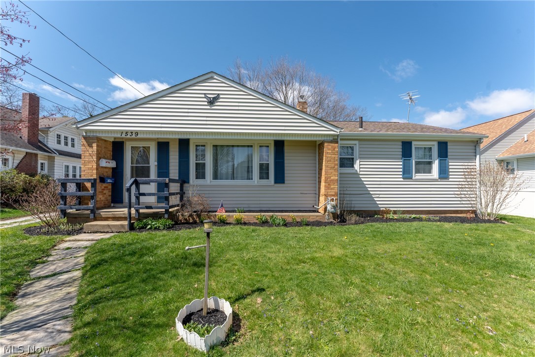 Welcome to 1539 Parkway Blvd, a beautiful ranch located just minutes from University of Mount Union! This charming 2 bedroom, 2 full bath home offers easy one floor living with stunning hardwood floors. The kitchen shines with brand new stainless appliances including, refrigerator, microwave, and stove. The washer and dryer are new and included as well, making this home truly move in ready. The large windows allow for ample natural light throughout! Major mechanical updates provide peace of mind, including a brand new hot water tank, central A/C, and electrical panel. The basement has been refreshed with new lighting, updated electrical, and brand new carpet, offering fantastic additional living space, rec area, home office, or guest retreat. The second full bath, along with second kitchen are located in the basement as well! Step outside to enjoy the new rear steps and spacious patio, perfect for a relaxing evening at home. Located on a well desired road in Alliance, this home blends convenience, comfort, and smart updates...all in one attractive package. Don’t miss your chance to own this turnkey property in a prime location!
