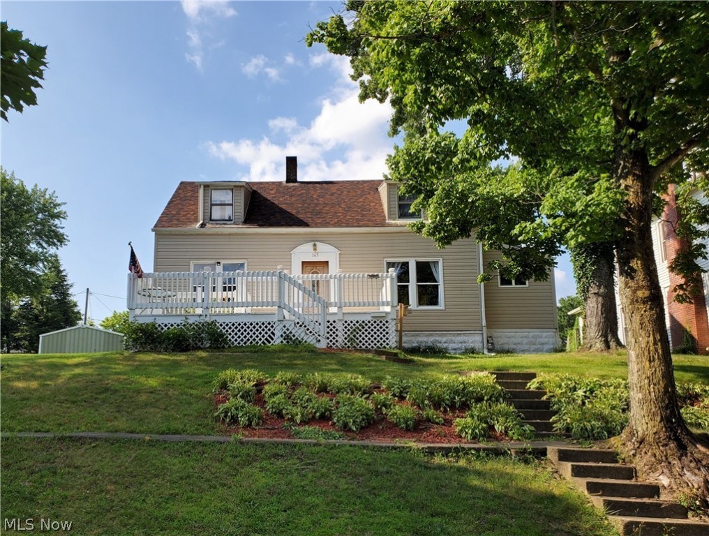Check out this adorable cape cod home in the heart of the village. This home offers 3 bedrooms, large living room, home office space, 1.5 baths and a great flat lot right in the village of New Concord. There is plenty of off street parking and room for a garage of your dreams. Enjoy the outdoors on the large lighted front deck or the patio space in the back for even more privacy. The roof and siding were new in 2016 and new furnace/air conditioner in 2018 plus newer appliances. This one won't last long, come take a peek today!